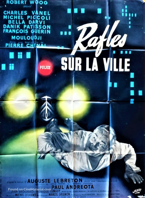 Rafles sur la ville - French Movie Poster