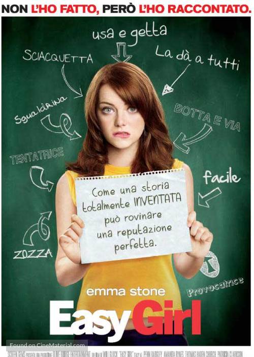 Easy A - Italian Movie Poster