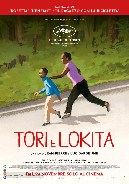 Tori et Lokita - Italian Movie Poster