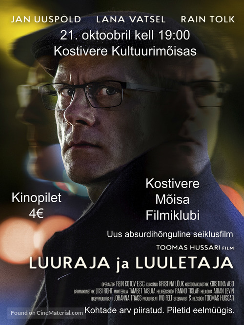 Luuraja ja luuletaja - Estonian Movie Poster