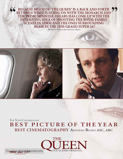 The Queen - For your consideration movie poster