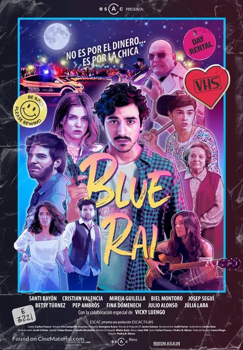 Blue Rai - Spanish Movie Poster