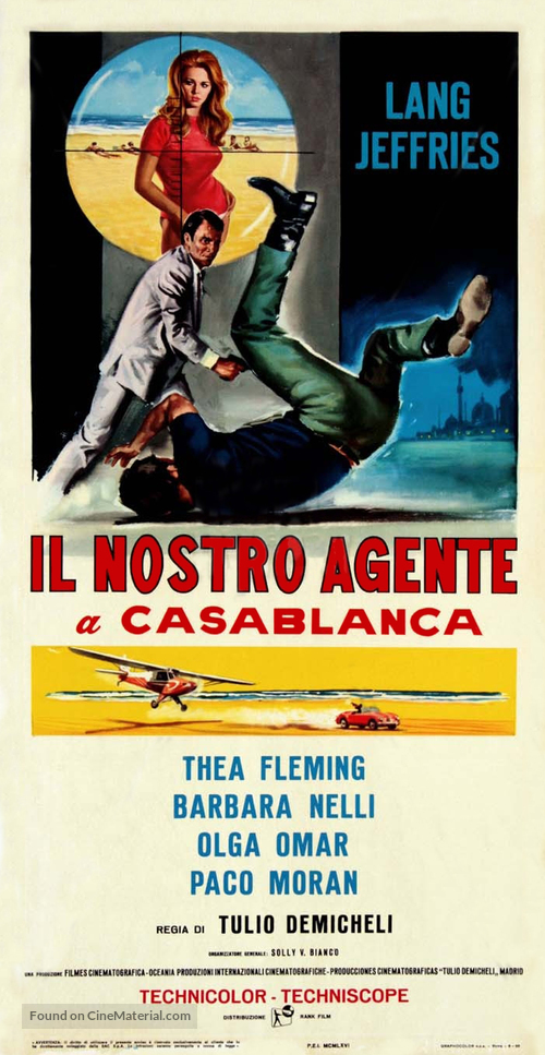 Il nostro agente a Casablanca - Italian Movie Poster