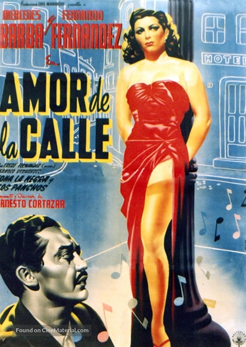 Amor de la calle - Mexican Movie Poster
