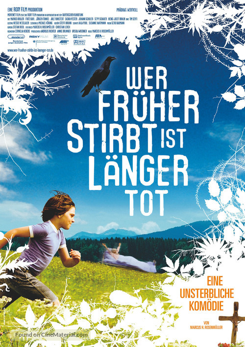 Wer fr&uuml;her stirbt, ist l&auml;nger tot - German Movie Poster