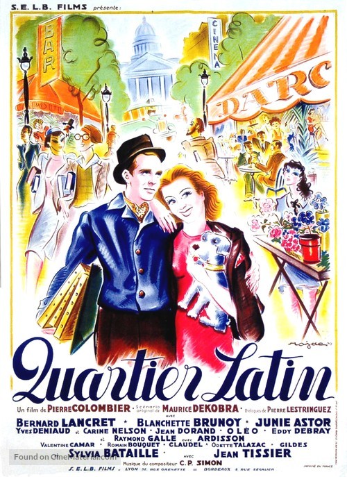 Quartier latin - French Movie Poster
