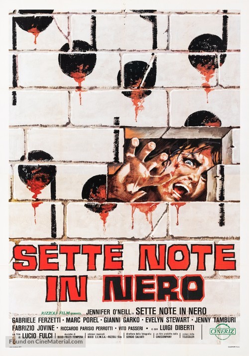 Sette note in nero - Italian Movie Poster