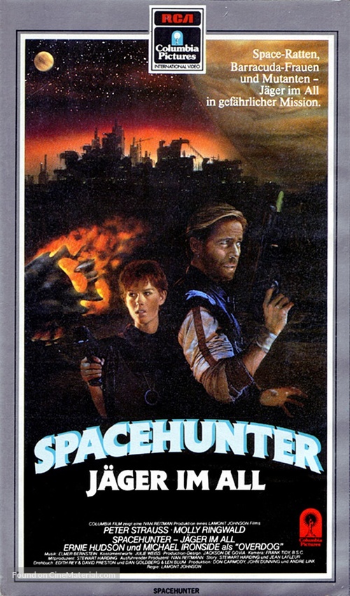 Spacehunter: Adventures in the Forbidden Zone - German VHS movie cover