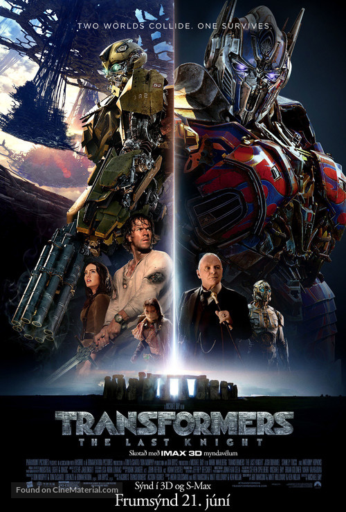Transformers: The Last Knight - Icelandic Movie Poster