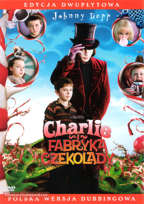 Charlie and the Chocolate Factory - Polish Movie Cover