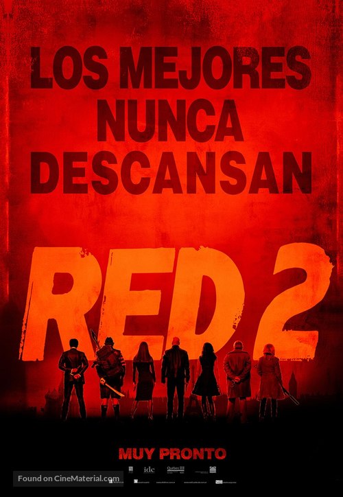 RED 2 - Argentinian Movie Poster