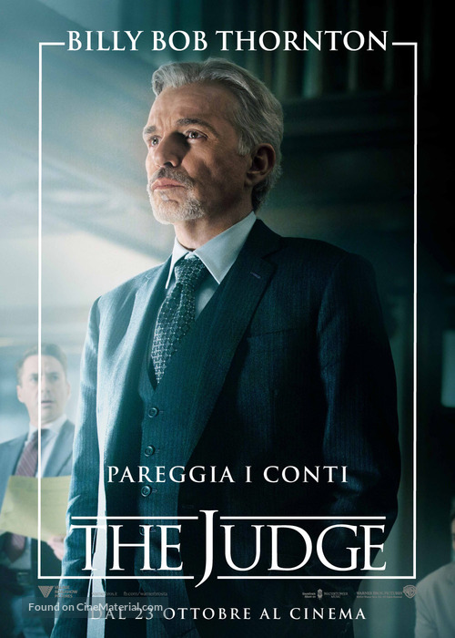 The Judge - Italian Movie Poster
