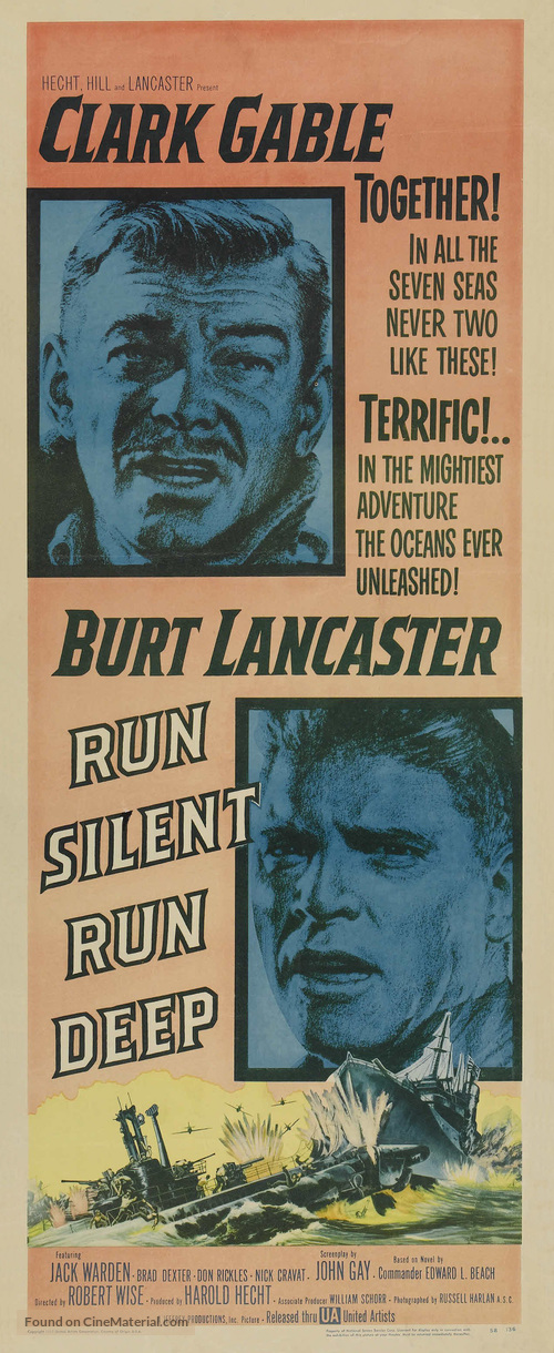 Run Silent Run Deep - Movie Poster