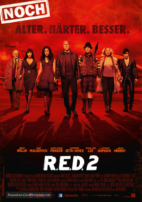 RED 2 - German Movie Poster