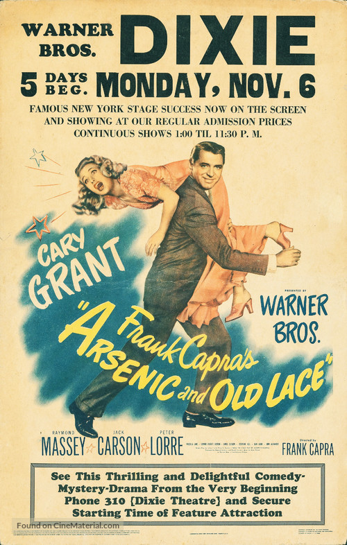 Arsenic and Old Lace - Movie Poster
