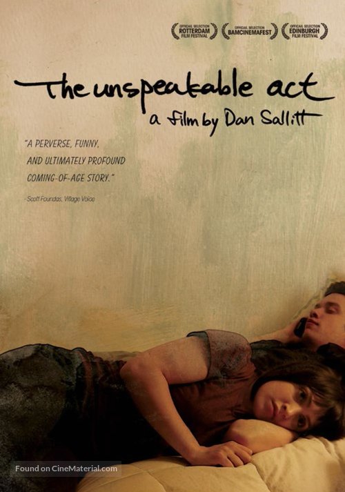 The Unspeakable Act - DVD movie cover