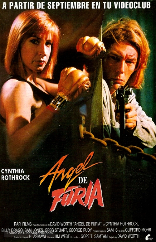 Angel of Fury - Spanish VHS movie cover