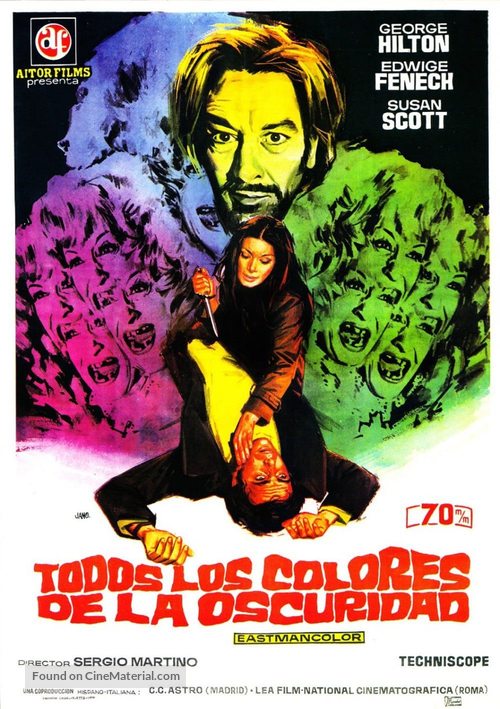 Tutti i colori del buio - Spanish Movie Poster