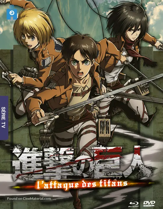 &quot;Shingeki no Kyojin&quot; - French Blu-Ray movie cover