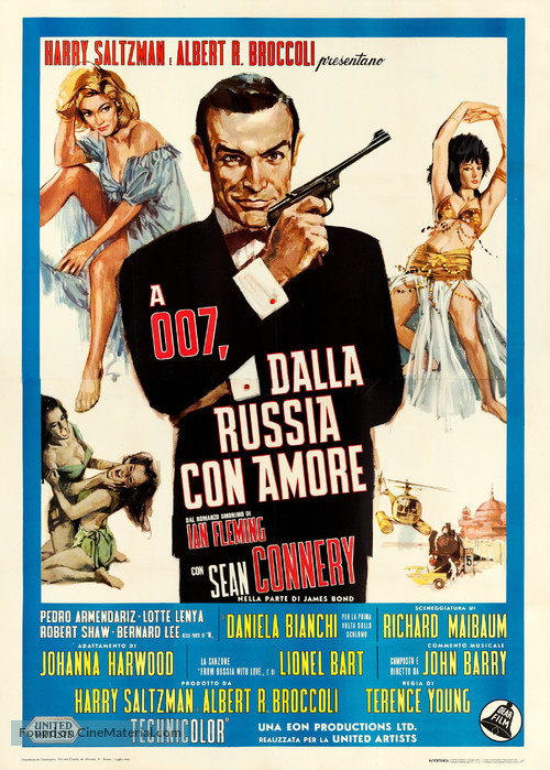 From Russia with Love - Italian Movie Poster