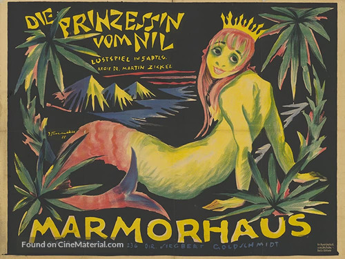 Die Prinzessin vom Nil - German Movie Poster