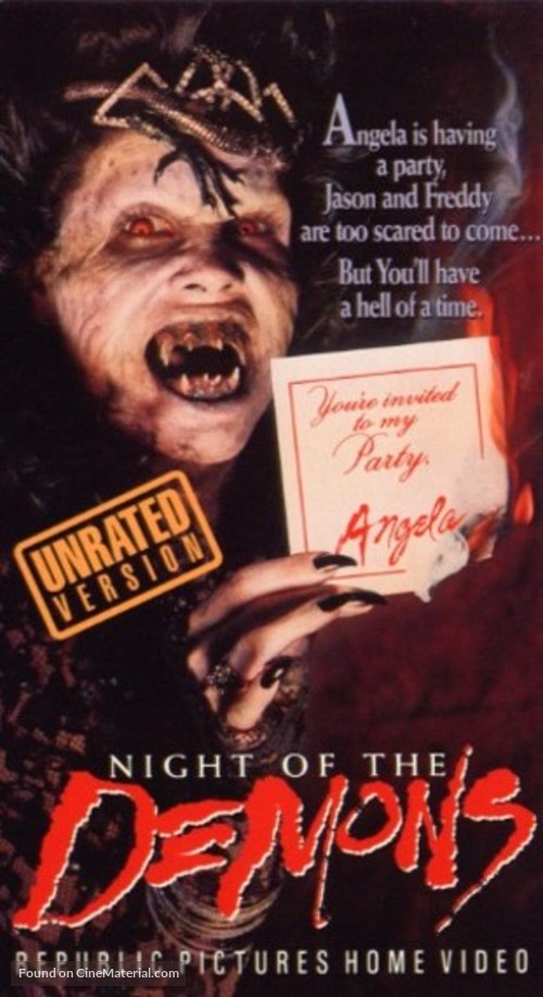 Night of the Demons - VHS movie cover