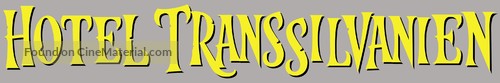 Hotel Transylvania - German Logo