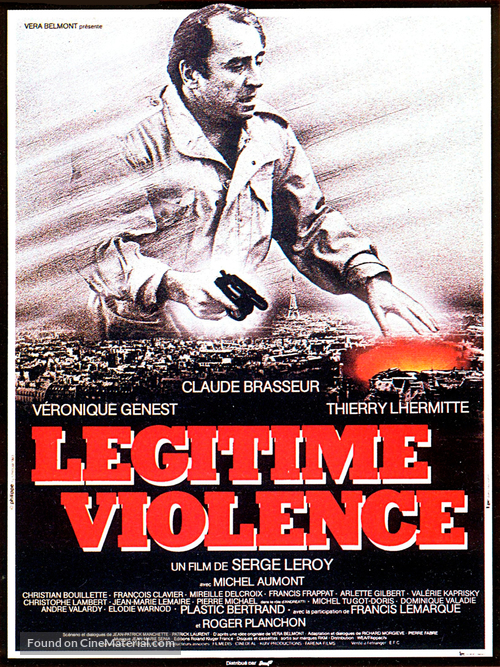 L&eacute;gitime violence - French Movie Poster