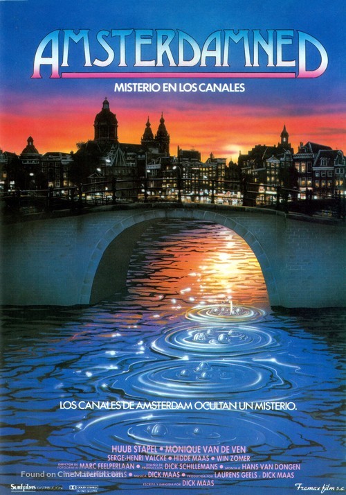 Amsterdamned - Spanish Movie Poster