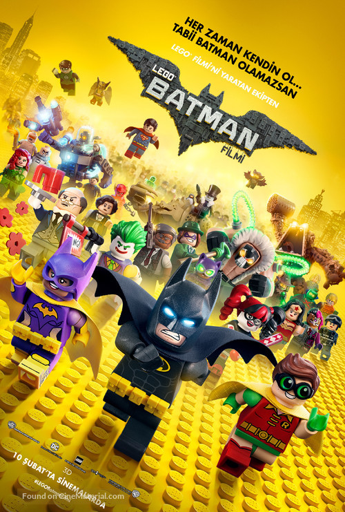 The Lego Batman Movie - Turkish Movie Poster