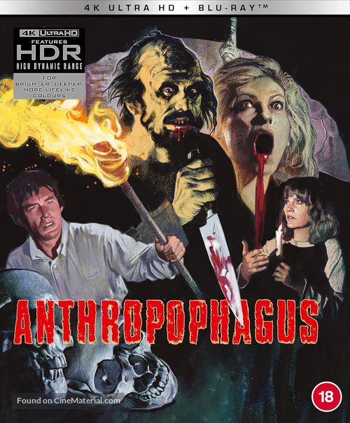 Antropophagus - British Movie Cover