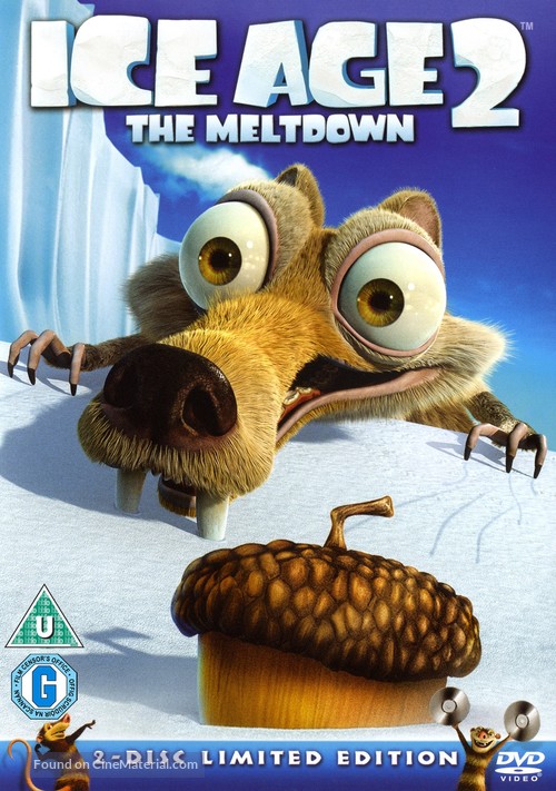 Ice Age: The Meltdown - British DVD movie cover