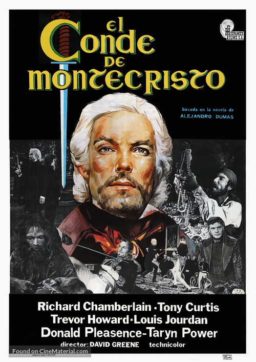 The Count of Monte-Cristo - Spanish Movie Poster