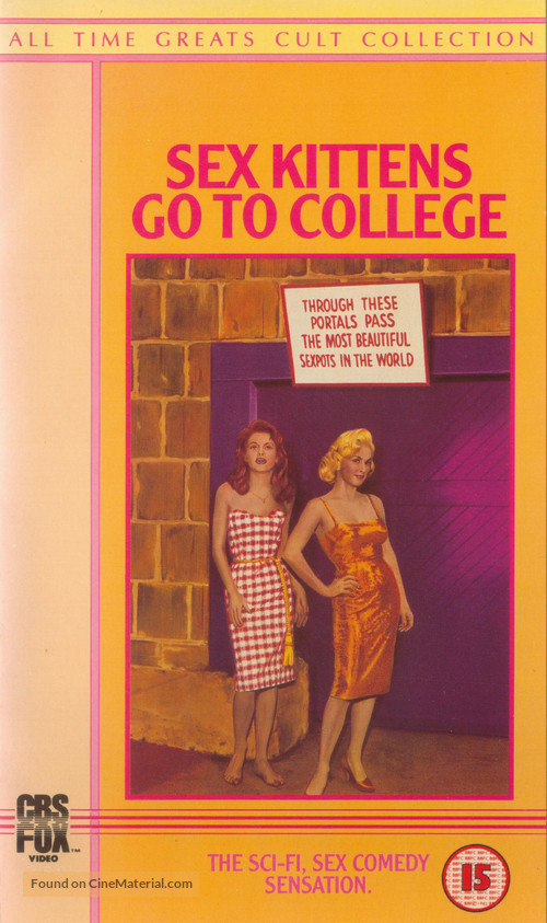 Sex Kittens Go to College - British VHS movie cover