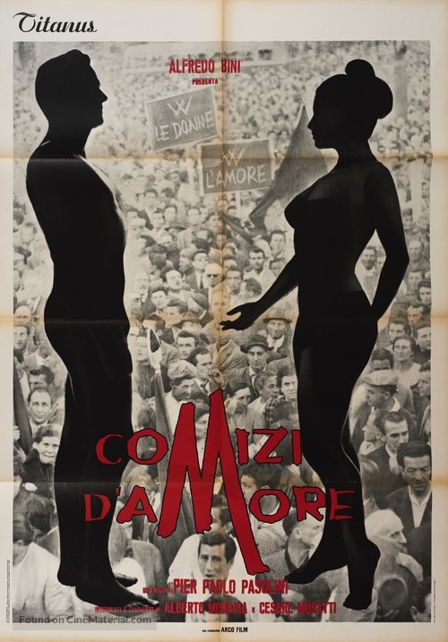 Comizi d&#039;amore - Italian Movie Poster