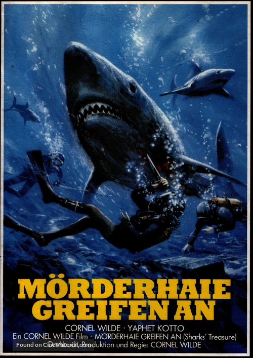 Sharks&#039; Treasure - Austrian Movie Poster