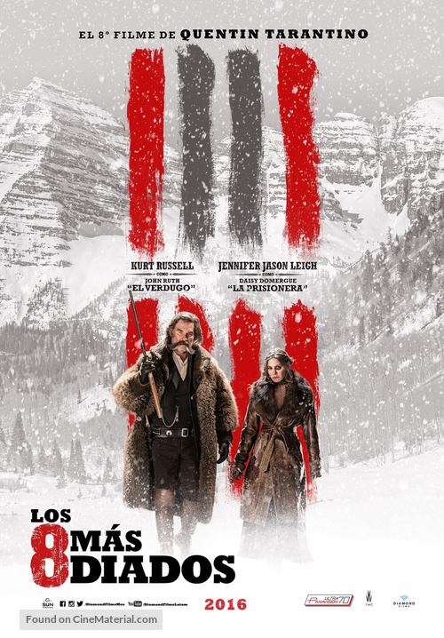 The Hateful Eight - Mexican Movie Poster