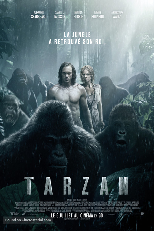 The Legend of Tarzan - French Movie Poster