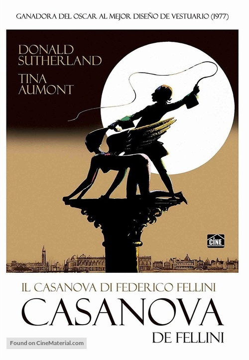 Il Casanova di Federico Fellini - Spanish DVD movie cover