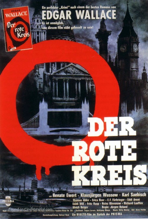 Rote Kreis, Der - German Movie Poster