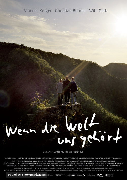 Wenn die Welt uns geh&ouml;rt - German Movie Poster