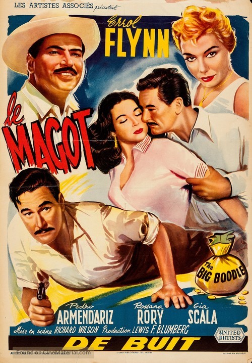 The Big Boodle - Belgian Movie Poster