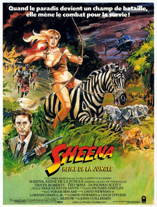 Sheena - French Movie Poster