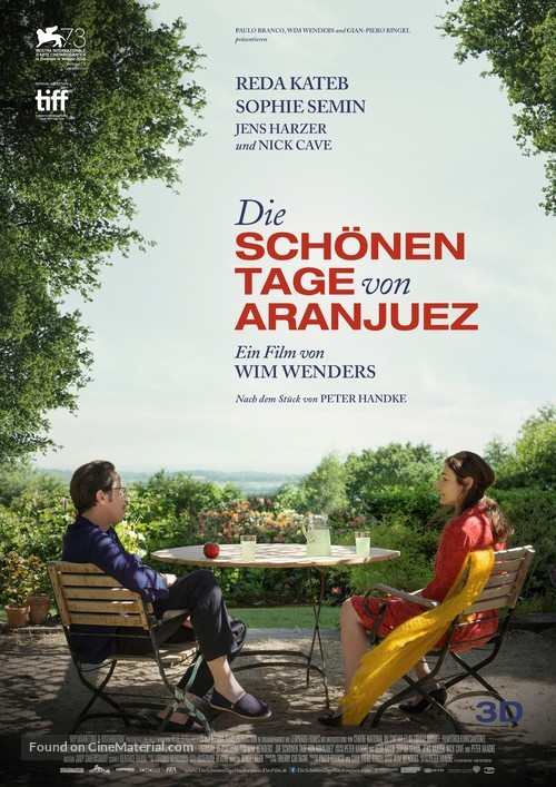 Les beaux jours d&#039;Aranjuez - German Movie Poster