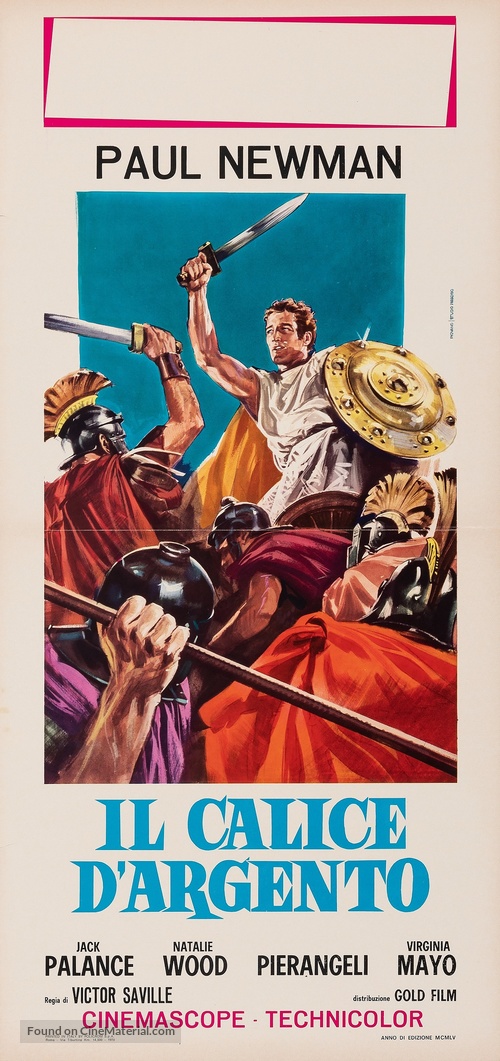 The Silver Chalice - Italian Movie Poster