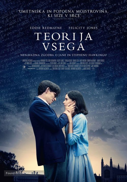 The Theory of Everything - Slovenian Movie Poster
