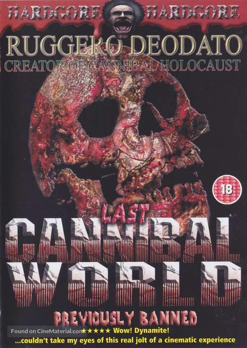 Ultimo mondo cannibale - British DVD movie cover