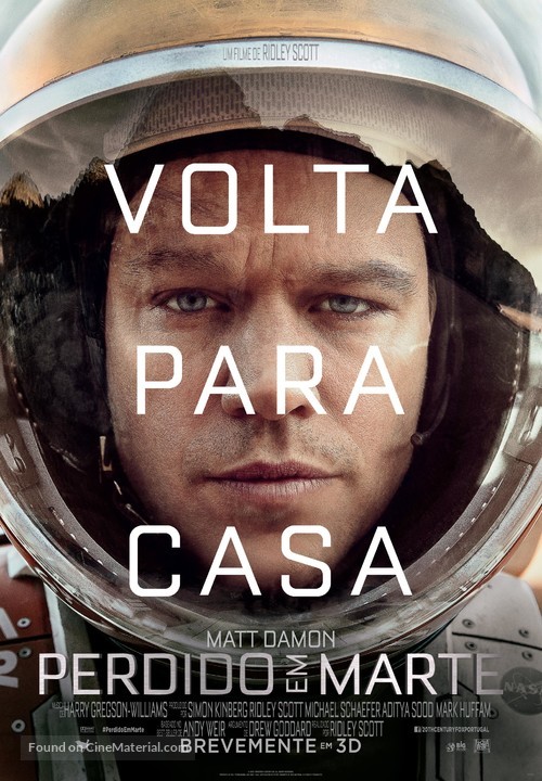 The Martian - Portuguese Movie Poster