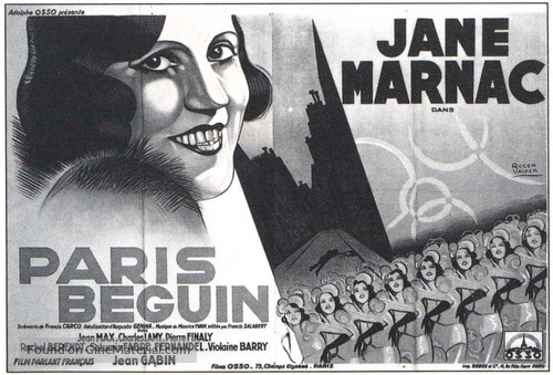 Paris-Beguin - French Movie Poster