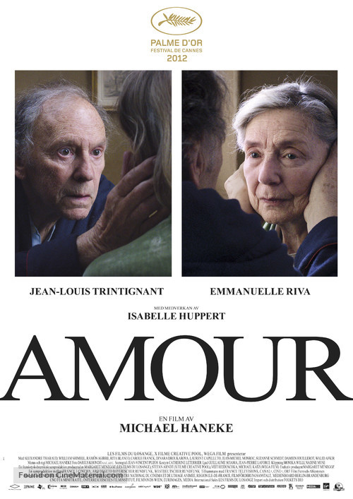 Amour - Swedish Movie Poster